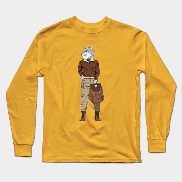 Well dressed wolf Long Sleeve T-Shirt by MandyRox